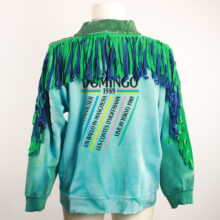 pullover_blau_2 Cooler Oversize Upcycling Sweater aus Second Hand Merchandise von Plácido Domingo Tour 1989