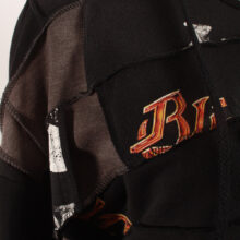 Cooler Oversize Upcycling Hoodie aus Second Hand Merchandise