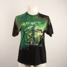 tshirt_schildkröte_rage_3 Upcycling T-Shirt aus Second Hand Merchandise mit Schildkröten Stempeldruck von Künstlerin Maren Daniels