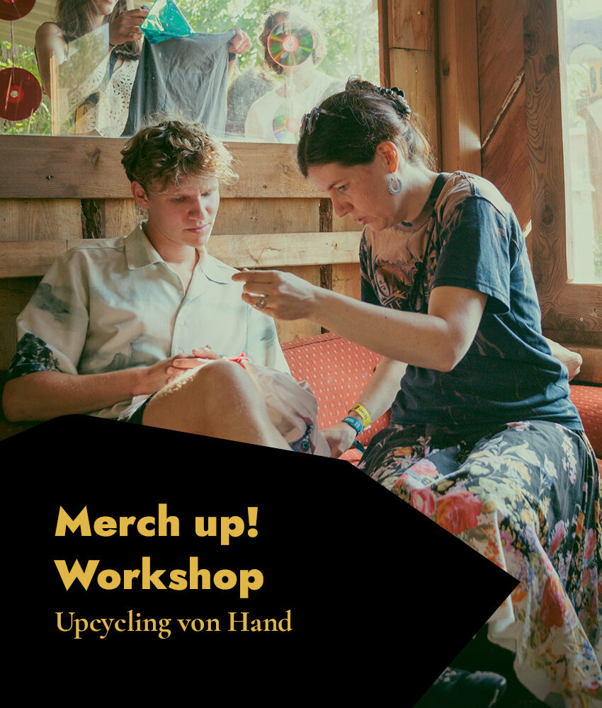 Slow Fashio Workshop für Upcycling von Hand (und mit Farben)