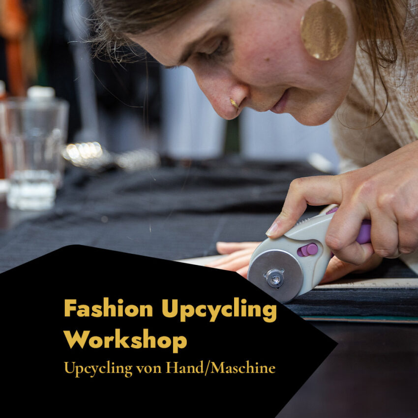 Slow Fashion Workshop für Upcycling von Hand/Maschine; einfache Änderungen von Hand/Maschine
