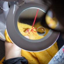Slow Fashion Workshop für Textilreparatur von Hand