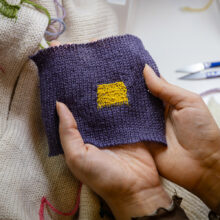 Slow Fashion Workshop für Textilreparatur von Hand