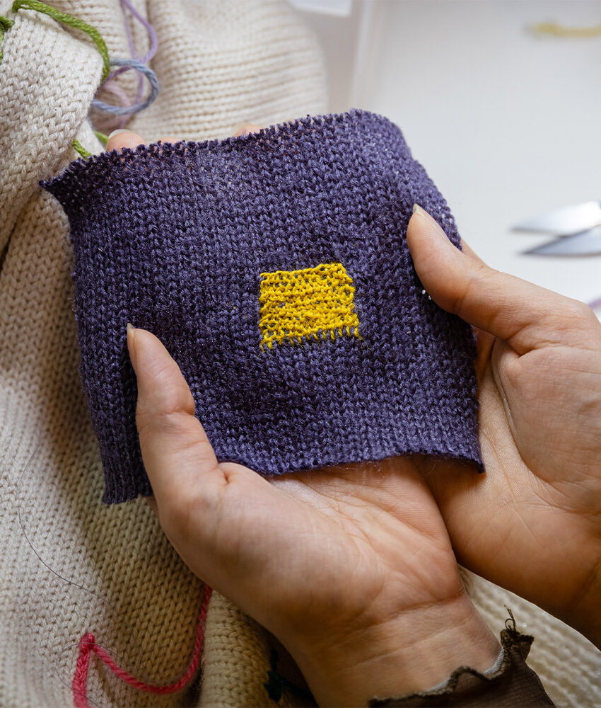 Slow Fashion Workshop für Textilreparatur von Hand