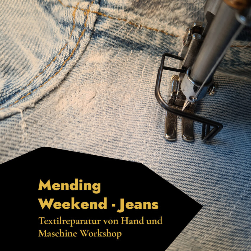 Slow Fashion Workshop für Textilreparatur von Hand/Maschine
