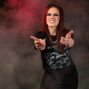 stephanie_slider_4 Stephanie Pracht, aka Johanna von der Vögelweide, ist Teil der Band Feuerschwanz.