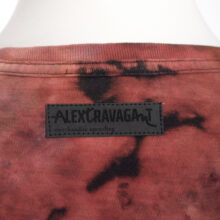 Fancy Upcycling Crop Top aus Second-Hand Merchandise mit Eulen Stempeldruck von Künstlerin Maren Daniels