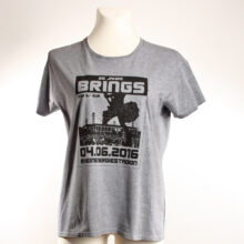 Alextravagant_T-Shirt-Gorilla-aubergine-black-grey-melange_1 Upcycling T-Shirt aus Second Hand Merchandise mit Gorilla Stempeldruck von Künstlerin Maren Daniels