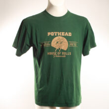 Alextravagant_T-Shirt-Gorilla-hellgruen-gruen_1 Upcycling T-Shirt aus Second Hand Merchandise mit Gorilla Stempeldruck von Künstlerin Maren Daniels