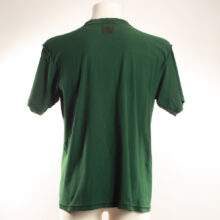 Alextravagant_T-Shirt-Gorilla-hellgruen-gruen_3 Upcycling T-Shirt aus Second Hand Merchandise mit Gorilla Stempeldruck von Künstlerin Maren Daniels