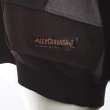 Cooler Oversize Upcycling Hoodie aus Second Hand Merchandise