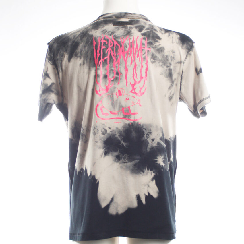 Upcycling T-Shirt aus Second Hand Merchandise mit Motiv "Metal Maus" von Künstler Simon Schirmer (Simmmon)