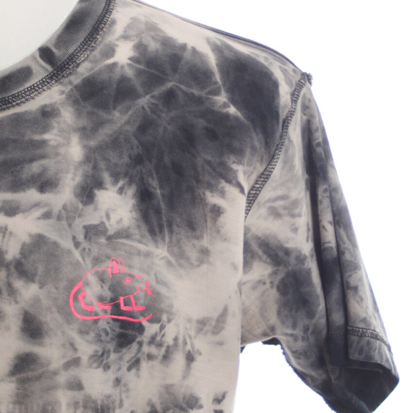 Upcycling T-Shirt aus Second Hand Merchandise mit Motiv "Metal Maus" von Künstler Simon Schirmer (Simmmon)