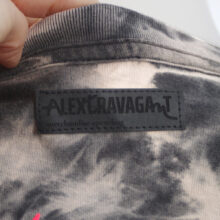 Upcycling T-Shirt aus Second Hand Merchandise mit Motiv "Metal Maus" von Künstler Simon Schirmer (Simmmon)