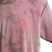 Alextravagant_T-Shirt-Metal-Maus-Simmmon_rosa-hellblau-schwarz-neonpink-(XL)_5 Upcycling T-Shirt aus Second Hand Merchandise mit Motiv "Metal Maus" von Künstler Simon Schirmer (Simmmon)