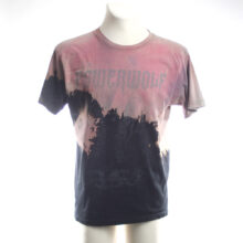 Alextravagant_T-Shirt-Metal-Maus-Simmmon_rosa-schwarz-neonpink-(XL)_1 Upcycling T-Shirt aus Second Hand Merchandise mit Motiv "Metal Maus" von Künstler Simon Schirmer (Simmmon)