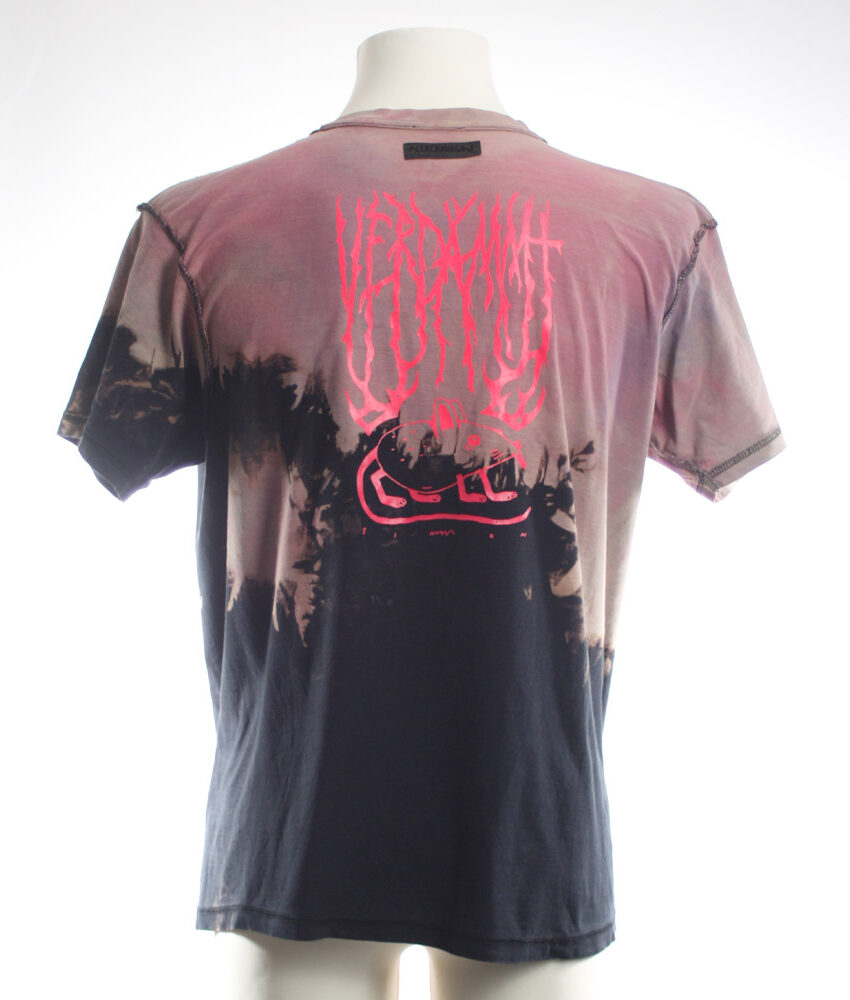 Upcycling T-Shirt aus Second Hand Merchandise mit Motiv "Metal Maus" von Künstler Simon Schirmer (Simmmon)