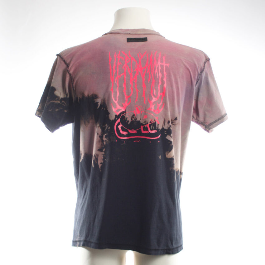 Upcycling T-Shirt aus Second Hand Merchandise mit Motiv "Metal Maus" von Künstler Simon Schirmer (Simmmon)