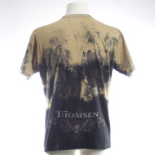 Alextravagant_T-Shirt-Metal-Maus-Simmmon_sand-schwarz-neonpink-(XL)_2 Upcycling T-Shirt aus Second Hand Merchandise mit Motiv "Metal Maus" von Künstler Simon Schirmer (Simmmon)