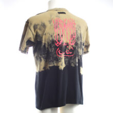 Alextravagant_T-Shirt-Metal-Maus-Simmmon_sand-schwarz-neonpink-(XL)_4 Upcycling T-Shirt aus Second Hand Merchandise mit Motiv "Metal Maus" von Künstler Simon Schirmer (Simmmon)