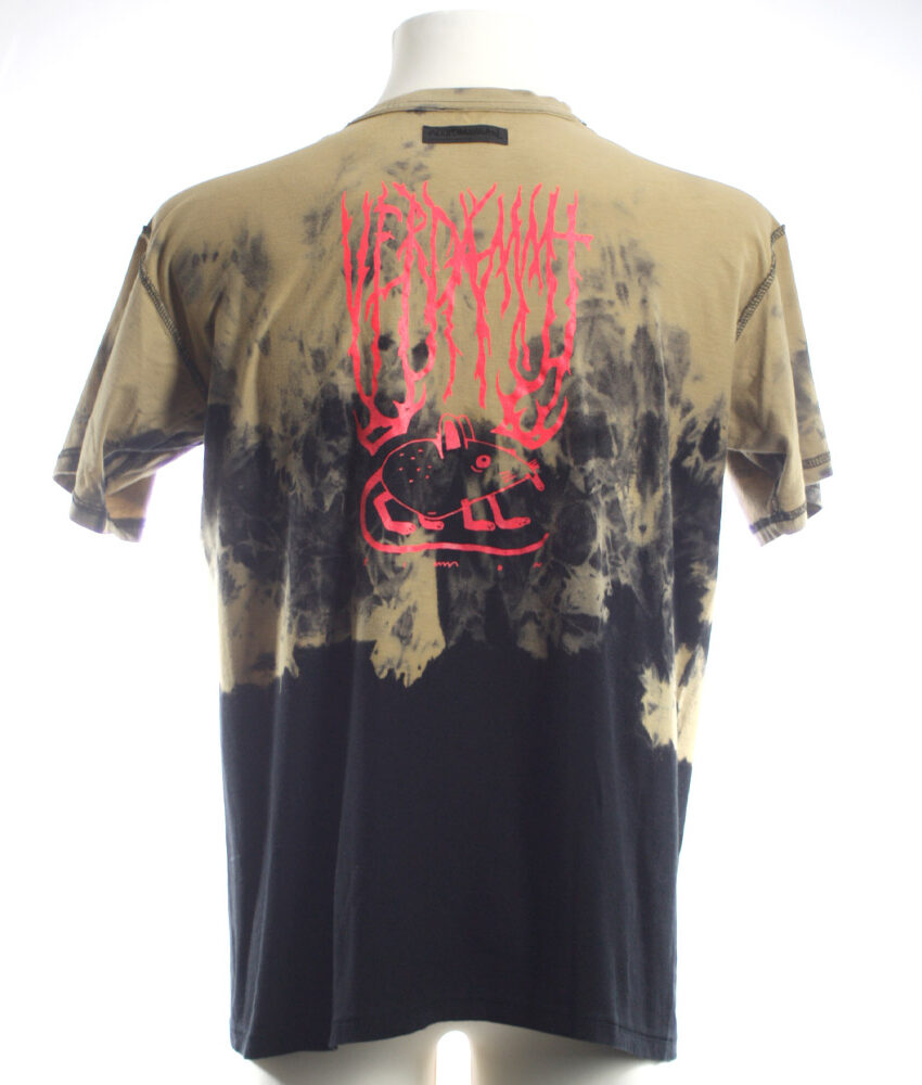 Upcycling T-Shirt aus Second Hand Merchandise mit Motiv "Metal Maus" von Künstler Simon Schirmer (Simmmon)