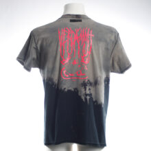 Alextravagant_T-Shirt-Metal-Maus-Simmmon_steingrau-schwarz-neonpink-(L)_4 Upcycling T-Shirt aus Second Hand Merchandise mit Motiv "Metal Maus" von Künstler Simon Schirmer (Simmmon)