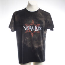 Alextravagant_T-Shirt-Metal-Maus-Simmmon_steingrau-schwarz-neonpink-(XL)_1 Upcycling T-Shirt aus Second Hand Merchandise mit Motiv "Metal Maus" von Künstler Simon Schirmer (Simmmon)