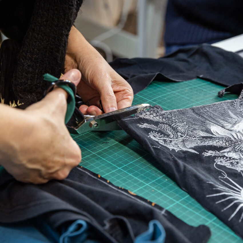 Alextravagant Feuerschwanz und LOTL Merchandise Upcycling Workshop