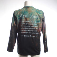 Upcycling Longsleeve aus Second Hand Merchandise mit Motiv "Nimm mich mit" von Künstler und Illustrator Simon Schirmer (Simmmon)