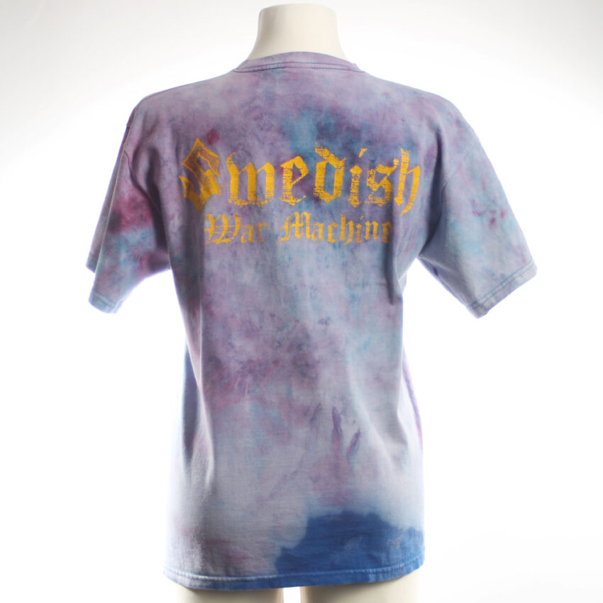 Upcycling T-Shirt aus Second Hand Merchandise mit Motiv "Nimm mich mit" von Künstler und Illustrator Simon Schirmer (Simmmon)