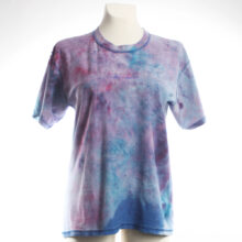 Upcycling T-Shirt aus Second Hand Merchandise mit Motiv "Nimm mich mit" von Künstler und Illustrator Simon Schirmer (Simmmon)