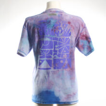 Upcycling T-Shirt aus Second Hand Merchandise mit Motiv "Nimm mich mit" von Künstler und Illustrator Simon Schirmer (Simmmon)