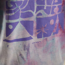 Upcycling T-Shirt aus Second Hand Merchandise mit Motiv "Nimm mich mit" von Künstler und Illustrator Simon Schirmer (Simmmon)