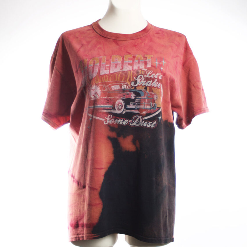 Upcycling T-Shirt aus Second Hand Merchandise mit Motiv "Weiß ich nich" von Künstler und Illustrator Simon Schirmer (Simmmon)