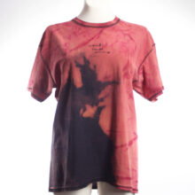 Upcycling T-Shirt aus Second Hand Merchandise mit Motiv "Weiß ich nich" von Künstler und Illustrator Simon Schirmer (Simmmon)