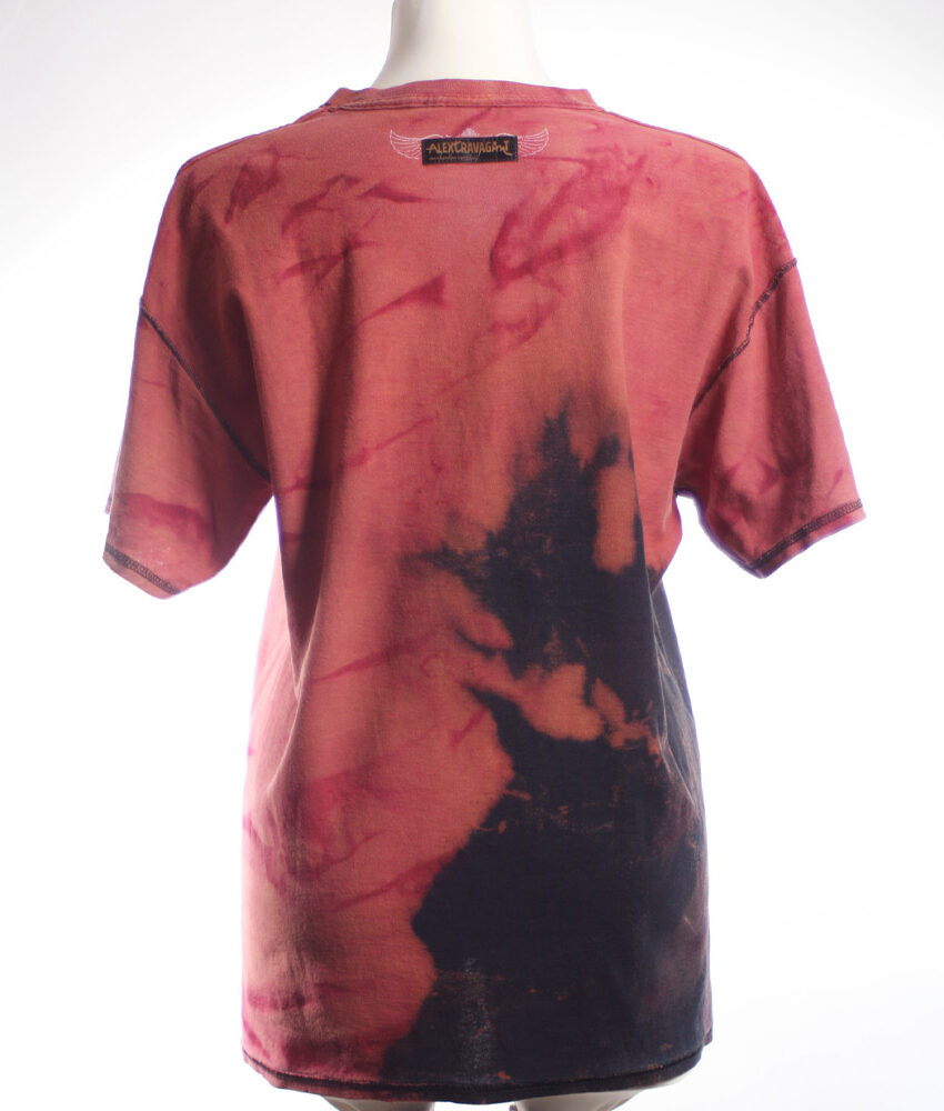 Upcycling T-Shirt aus Second Hand Merchandise mit Motiv "Weiß ich nich" von Künstler und Illustrator Simon Schirmer (Simmmon)