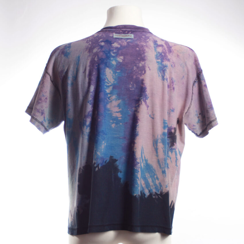 Upcycling T-Shirt aus Second Hand Merchandise mit Motiv "Weiß ich nich" von Künstler und Illustrator Simon Schirmer (Simmmon)