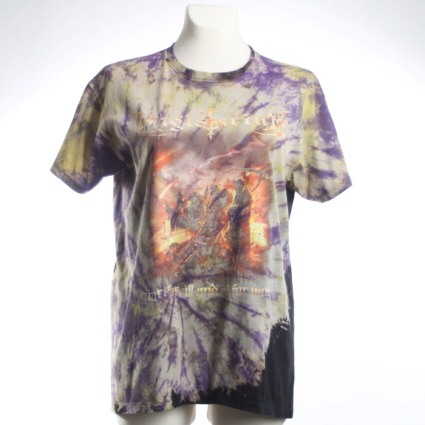 Upcycling T-Shirt aus Second Hand Merchandise mit Motiv "Weiß ich nich" von Künstler und Illustrator Simon Schirmer (Simmmon)