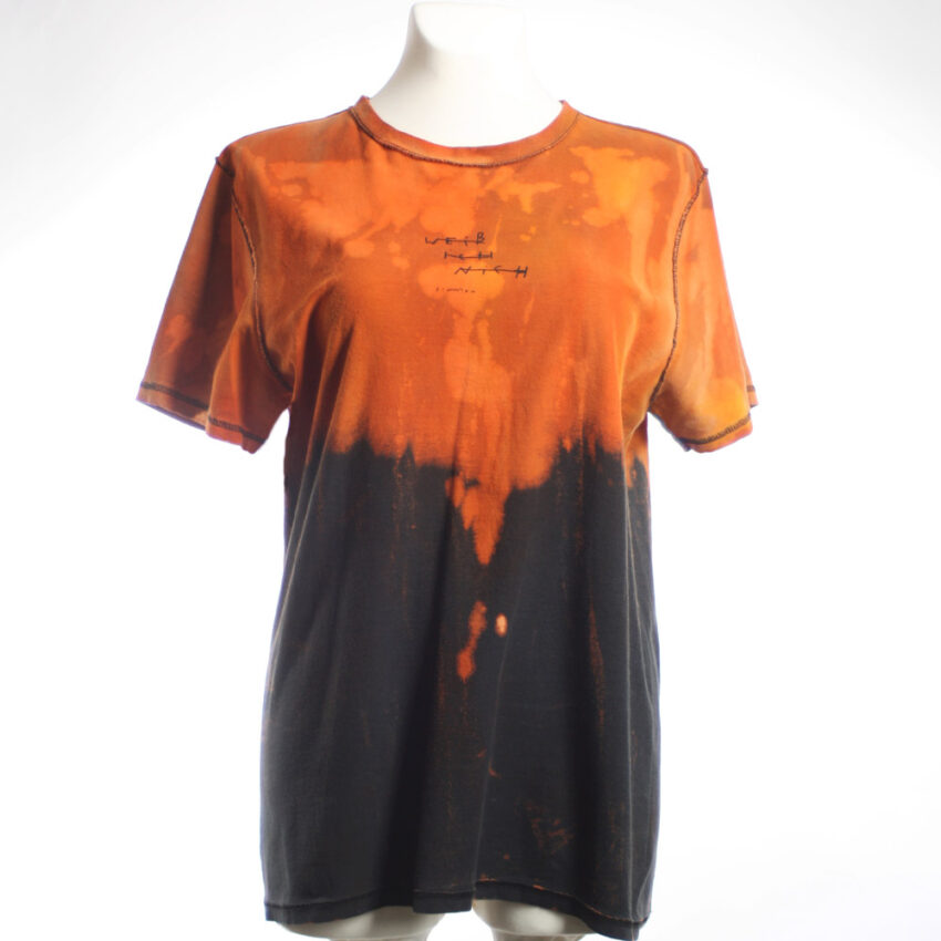 Upcycling T-Shirt aus Second Hand Merchandise mit Motiv "Weiß ich nich" von Künstler und Illustrator Simon Schirmer (Simmmon)