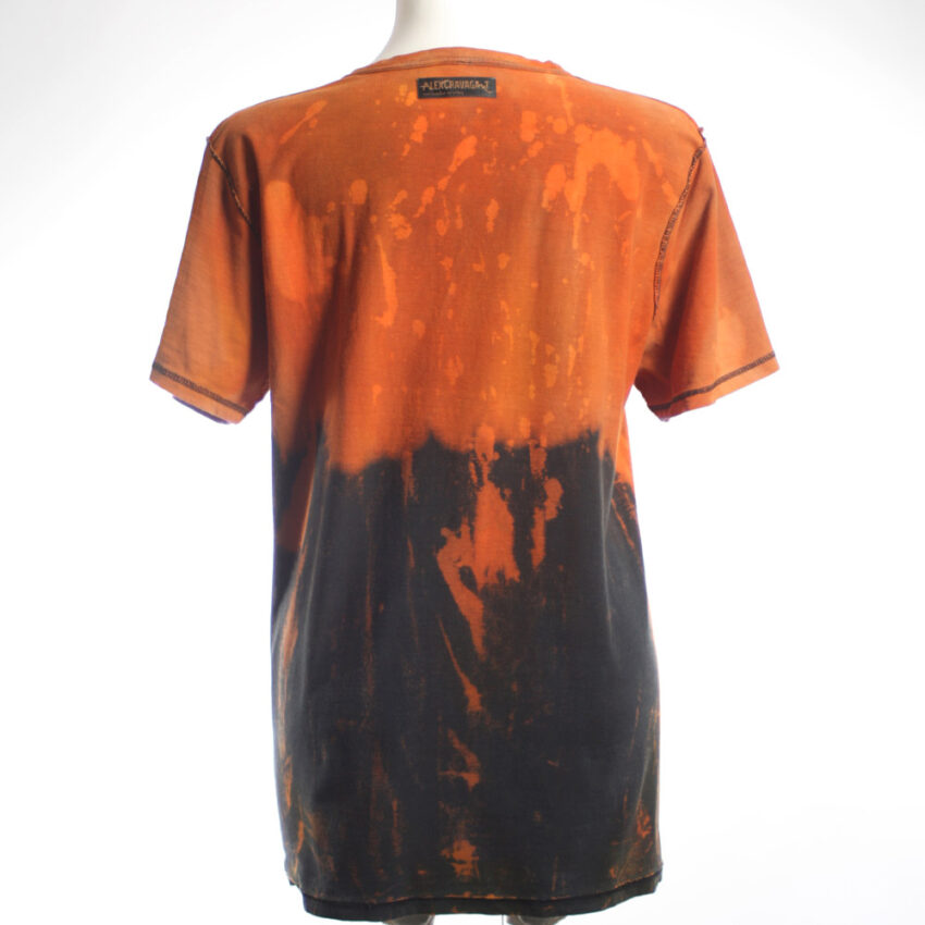 Upcycling T-Shirt aus Second Hand Merchandise mit Motiv "Weiß ich nich" von Künstler und Illustrator Simon Schirmer (Simmmon)