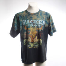 Upcycling T-Shirt aus Second Hand Merchandise mit Motiv "Weiß ich nich" von Künstler und Illustrator Simon Schirmer (Simmmon)