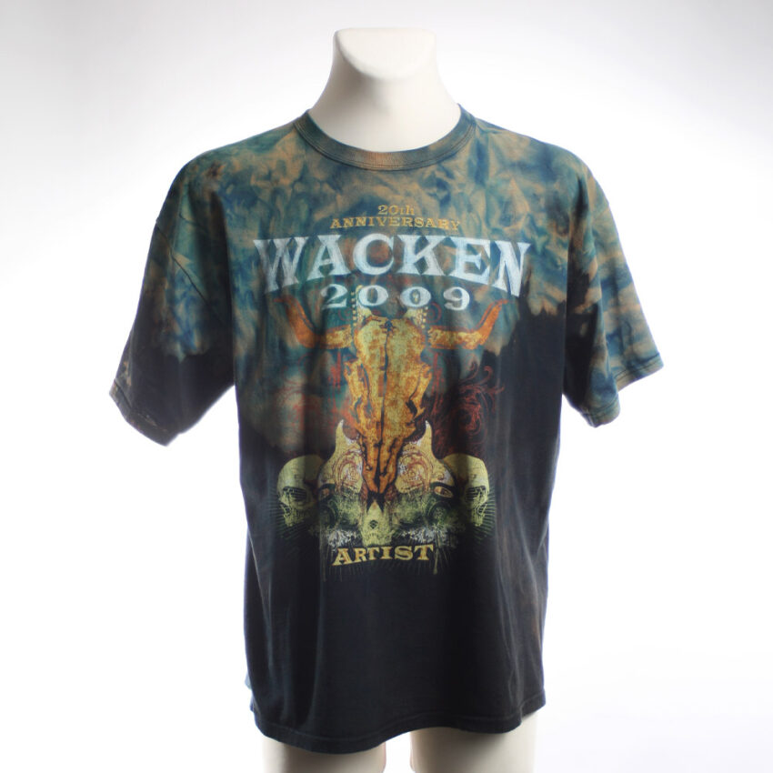 Upcycling T-Shirt aus Second Hand Merchandise mit Motiv "Weiß ich nich" von Künstler und Illustrator Simon Schirmer (Simmmon)