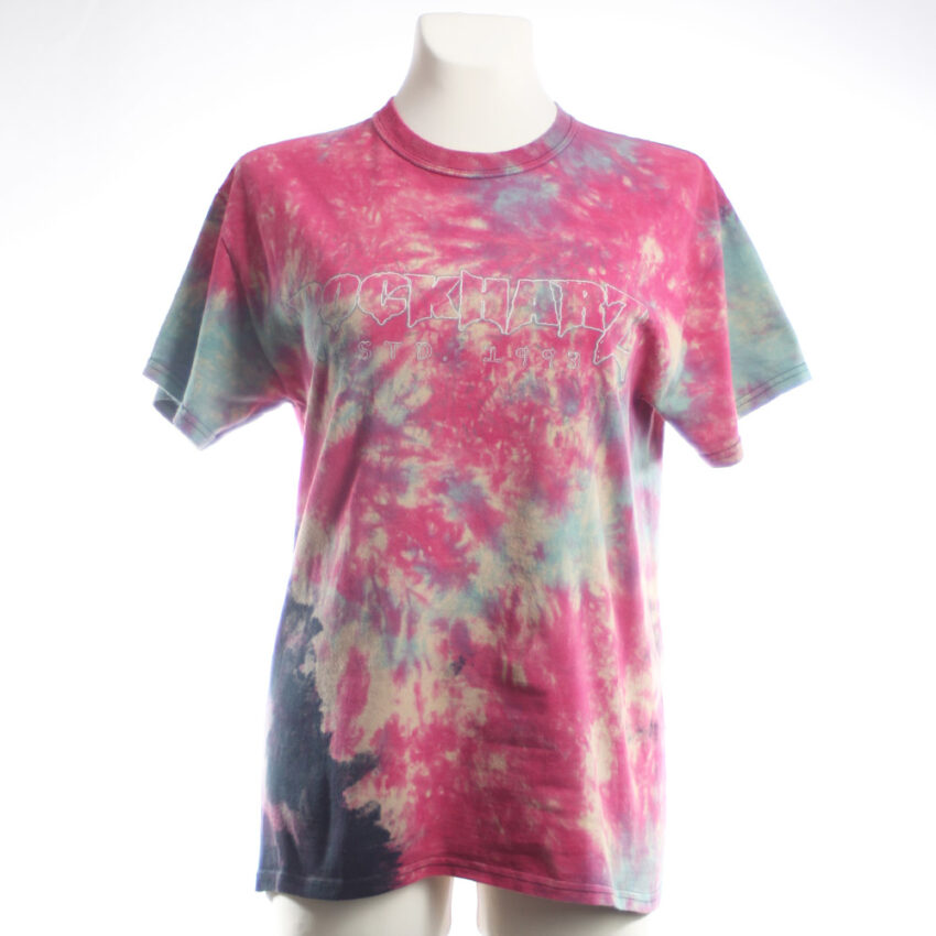 Upcycling T-Shirt aus Second Hand Merchandise mit Motiv "Weiß ich nich" von Künstler und Illustrator Simon Schirmer (Simmmon)