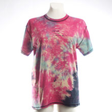 Upcycling T-Shirt aus Second Hand Merchandise mit Motiv "Weiß ich nich" von Künstler und Illustrator Simon Schirmer (Simmmon)