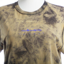 Upcycling T-Shirt aus Second Hand Merchandise mit Motiv "Nimm mich mit" von Künstler und Illustrator Simon Schirmer