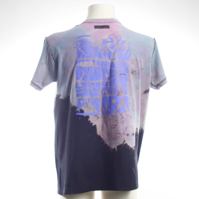 Upcycling T-Shirt aus Second Hand Merchandise mit Motiv "Nimm mich mit" von Künstler und Illustrator Simon Schirmer