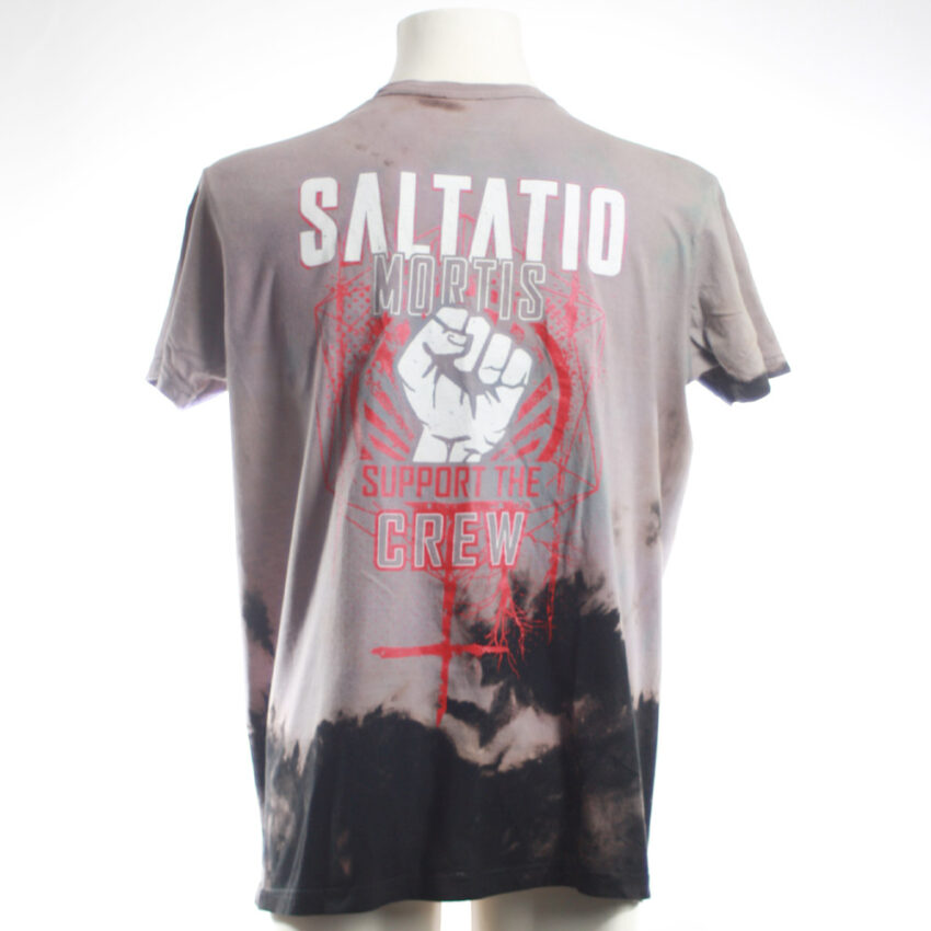 Upcycling T-Shirt aus Second Hand Merchandise mit Motiv "Nimm mich mit" von Künstler und Illustrator Simon Schirmer