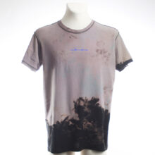 Upcycling T-Shirt aus Second Hand Merchandise mit Motiv "Nimm mich mit" von Künstler und Illustrator Simon Schirmer