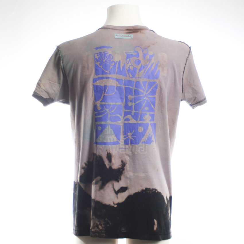 Upcycling T-Shirt aus Second Hand Merchandise mit Motiv "Nimm mich mit" von Künstler und Illustrator Simon Schirmer
