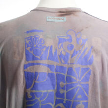 Upcycling T-Shirt aus Second Hand Merchandise mit Motiv "Nimm mich mit" von Künstler und Illustrator Simon Schirmer